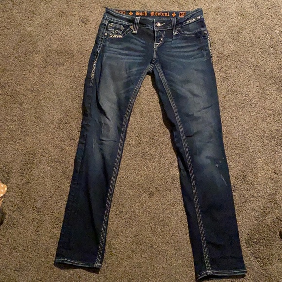 Rock Revival Erin easy skinny jeans sz 26 - Picture 3 of 13
